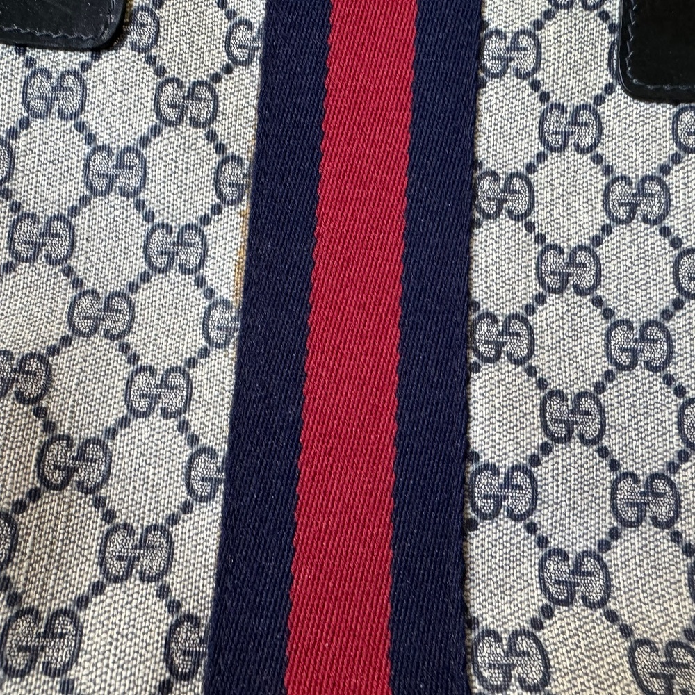 Vintage Gucci Sherry Line Accessory Collection Handbag - Navy - Picture 8 of 16